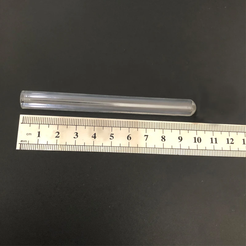 50pcs/pack 10*100mm U-shape bottom Glass Test Tube with silica gel plug Laboratory Glassware Lab Glass Tube with cap