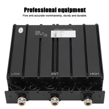 

50W 6 Cavity UHF Duplexer N Connector Multiple Stop-band Filters (TX: 456.175 RX: 466.175) for wireless communication devices