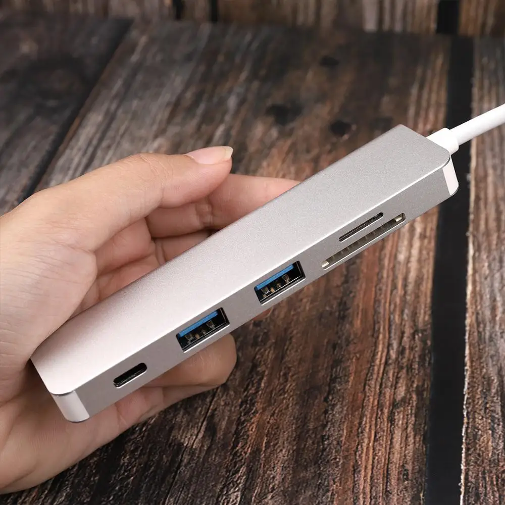 Адаптер USB Type C для MacBook Pro Air 13 15 16|USB-хабы| |