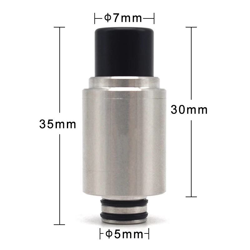

2019 Newest ULTON Rhino Dry Herb stainless steel Drip Tip 510 with Filter for kayfun lite rta vape accessory mouthpiece