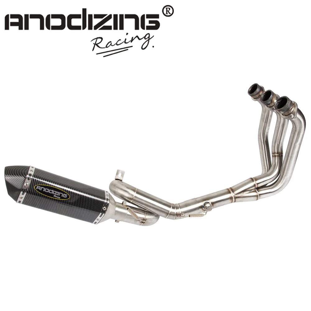 Motorcycle Modified Muffler Exhaust Full System FOR YAMAHA FZ 09 MT 09 FZ-09 MT-09 Not Tracer 2014 2015 2016 2017 2018