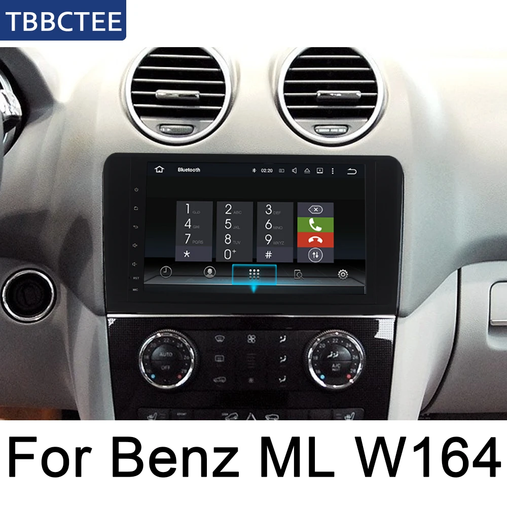 Для Mercedes Benz ML Class W164 2005~ 2012 NTG Android ips Автомобильный плеер стиль автоматическое радио GPS Bluetooth навигация WiFi карта