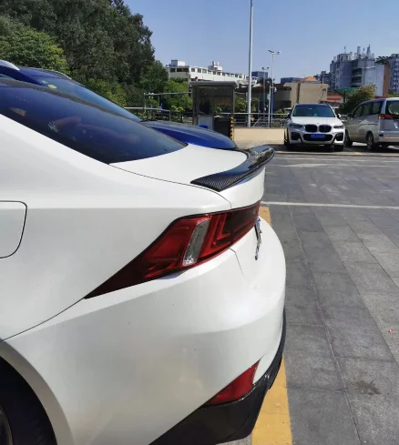 Для Lexus IS250 спойлер IS300 IS350 углеродное волокно Материал автомобиля заднее крыло спойлер для Lexus IS350 спойлер 2012