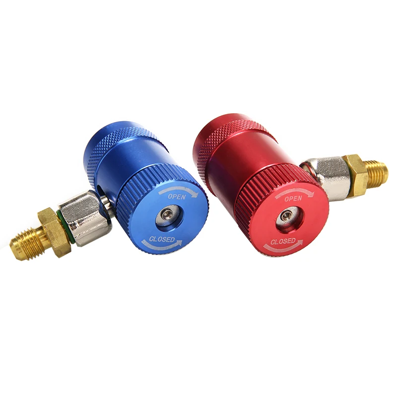 2 шт. Авто AC High/Low Side R1234yf быстроразъемные адаптеры конверсионный комплект с ручными муфтами Аксессуары Инструмент