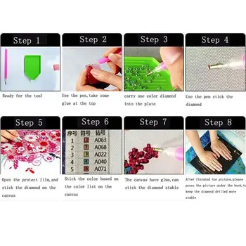 

Popsicle 5D Round Shaped Diamond Painting Rhinestone Crystal Kit GXMA
