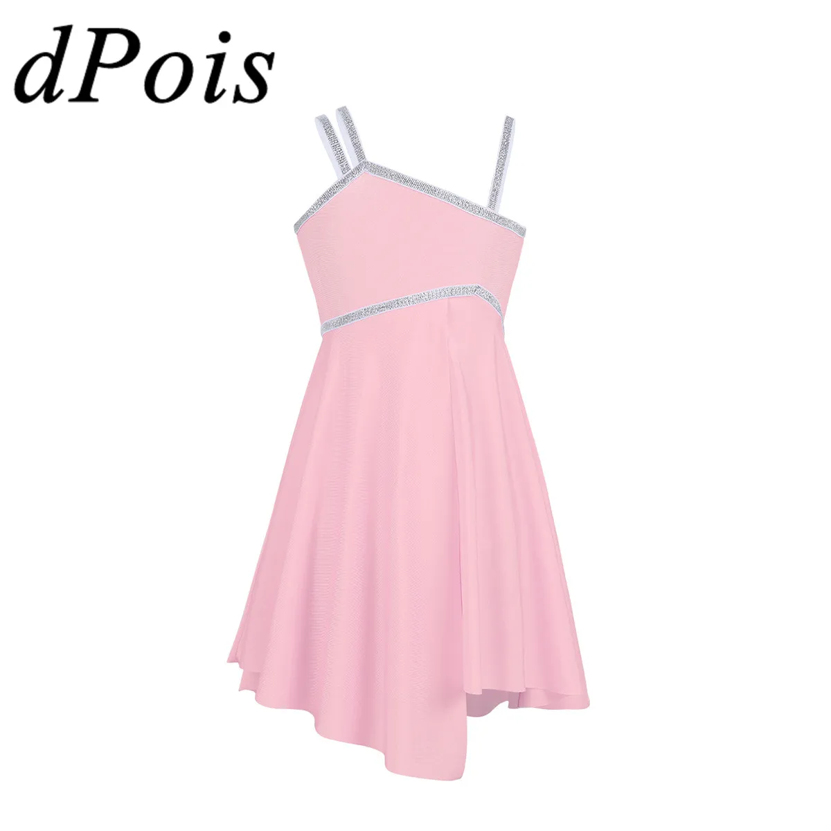 Платье для латинских танцев девочек профессиональный Блестящий бальный балет