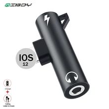 3,5 мм адаптер зарядное устройство аудио разъем для зарядки наушников разветвитель 2 в 1 для IPhone X 7/8/Plus разъем для наушников AUX Adaptador кабель