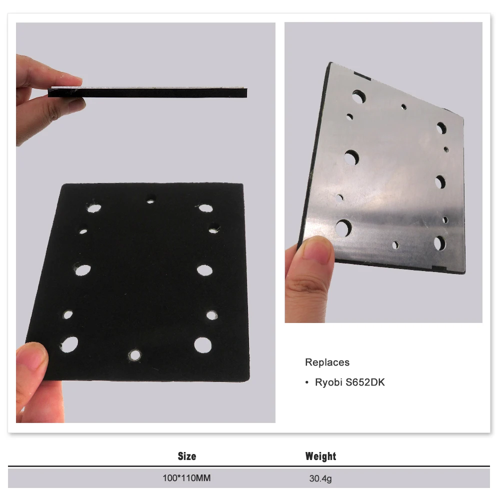 100*110mm Ryobi S652dk 1/4 Sheet Double 