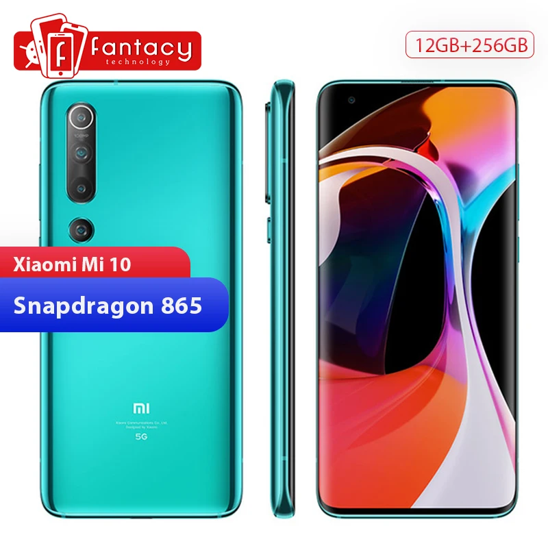 Yeni xiaomi mi mi 10 12GB 256GB 5G Snapdragon 865 işlemci 6.67 "AMOLED ...