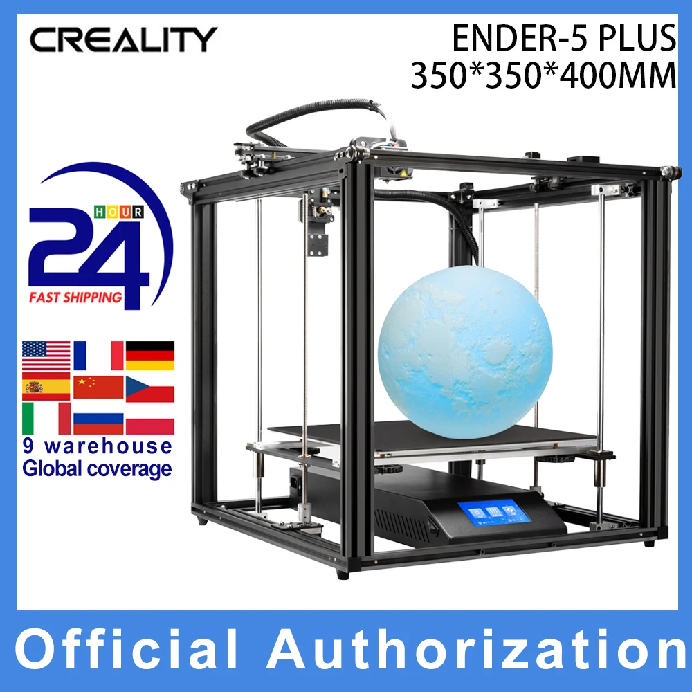 3D-принтер Creality 3D Ender-5 Plus DIY Kit Модернизированный источник питания Mean Well 350 * 400 мм