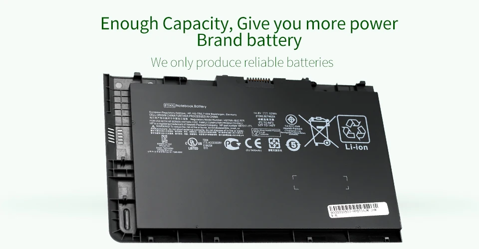 ApexWay 14,8 v 52Wh Аккумулятор для ноутбука hp EliteBook Фолио 9470/9470m серия ультрабук HSTNN-DB3Z IB3Z I10C BT04 BT04XL