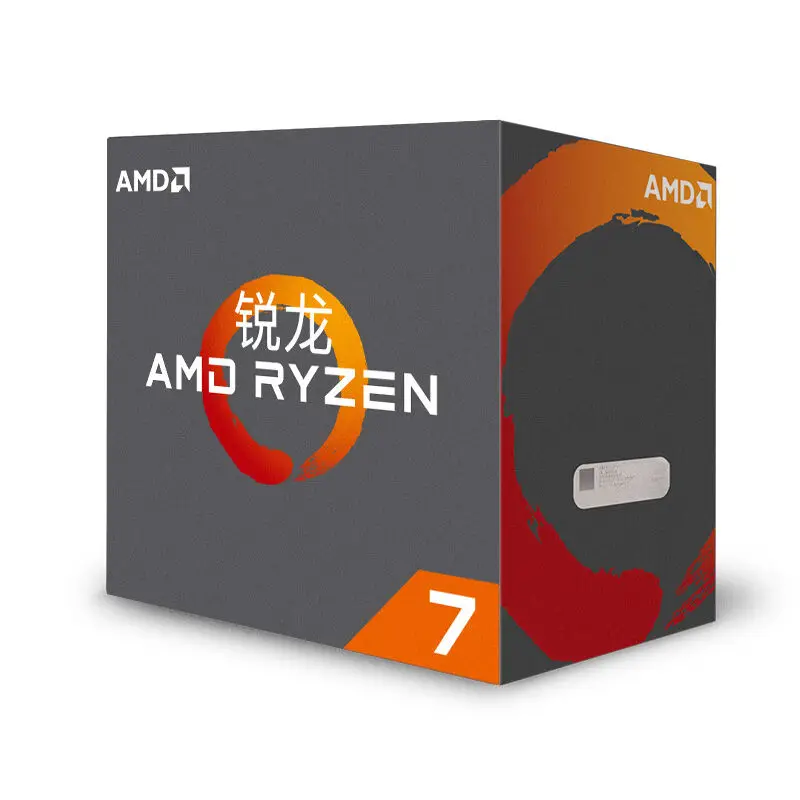 Процессор AMD Ryzen R7 1700X оригинальный процессор 8 ядер Восьмиядерный 16 потоков AM4 3 4