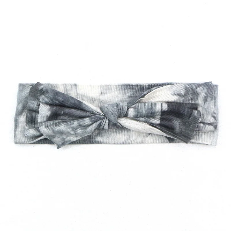 Sunlikeyou Kids Bowknot Baby Hair Accessories Bows Cotton Elastic Newborn Toddler Camouflage Print Turban Baby Girl Headbands