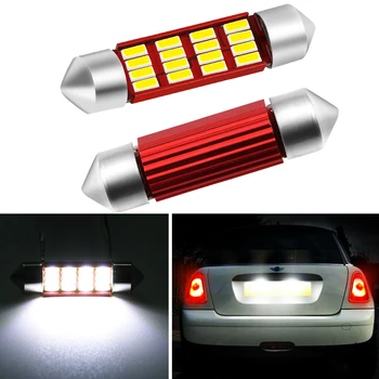 

2x 36mm C5W C10W 4014 LED CANBUS Car Festoon Light License Plate Light Lamp for BMW Mini R50 R52 R53 R55 R56 R57 R60 12V 6000K