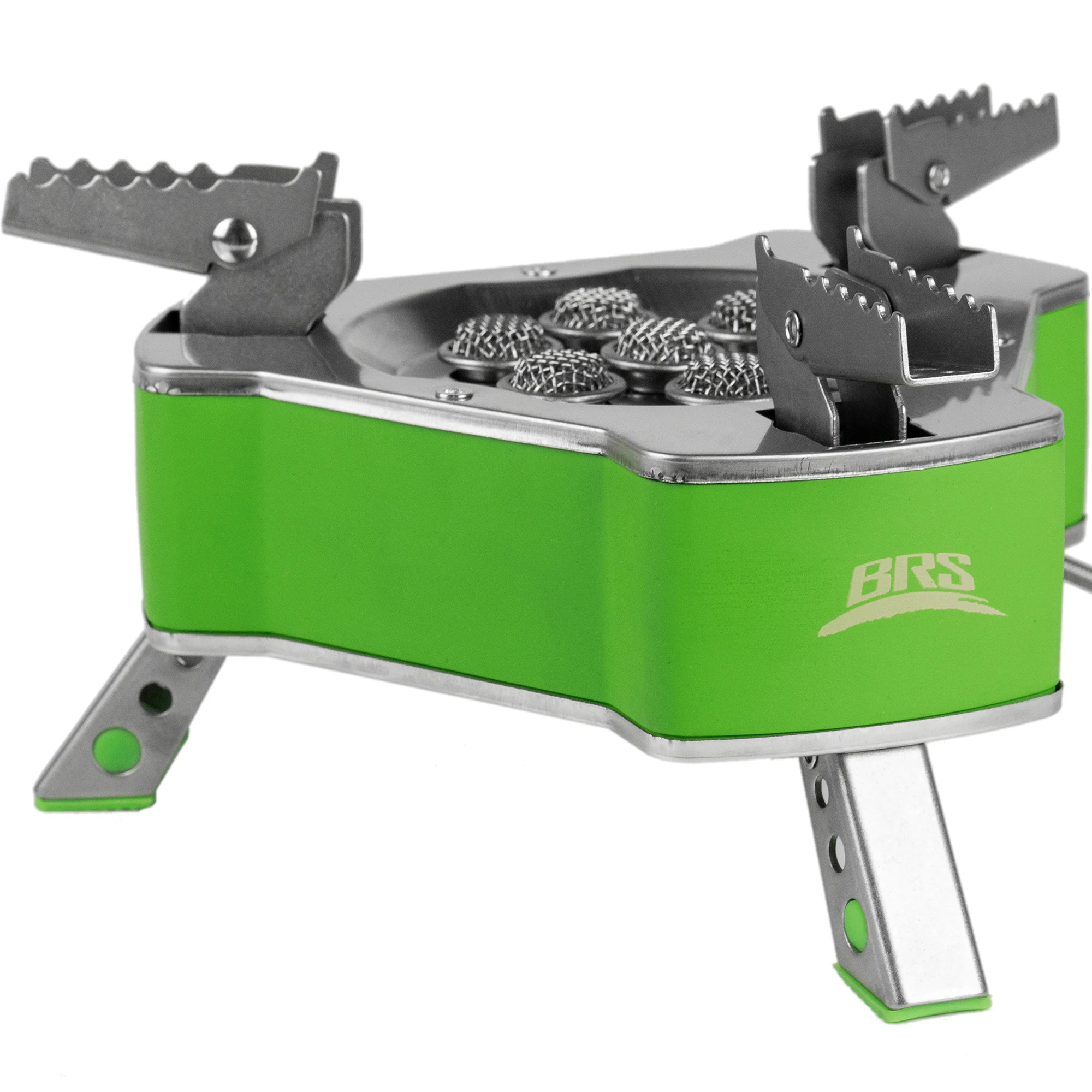 BRS-71 High Power Outdoor Camping Stove Equipment Outdoor Cooking Picnic Foldable Stainless Steel Gas Stove With Seven Burners