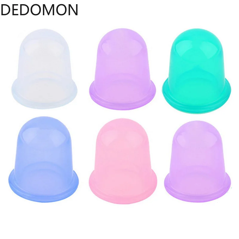 

Vacuum Body Massage Helper Anti Cellulite Silicone Cupping Cups Family Health Care Massage Face Neck Medical Pump Suction