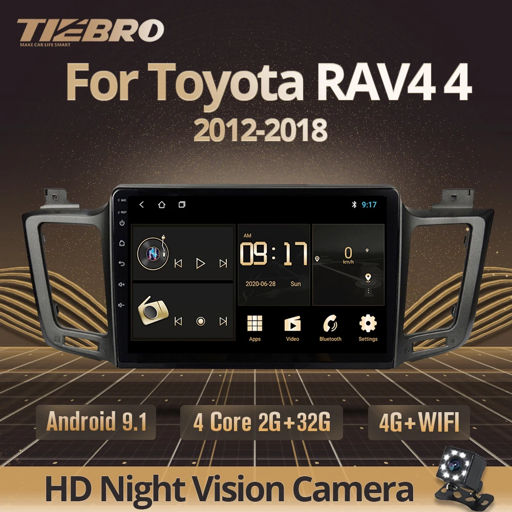 TIEBRO 2G + 32G 2 Din Android 9 0 автомобильный Радио Мультимедиа Видео Аудио плеер WiFi