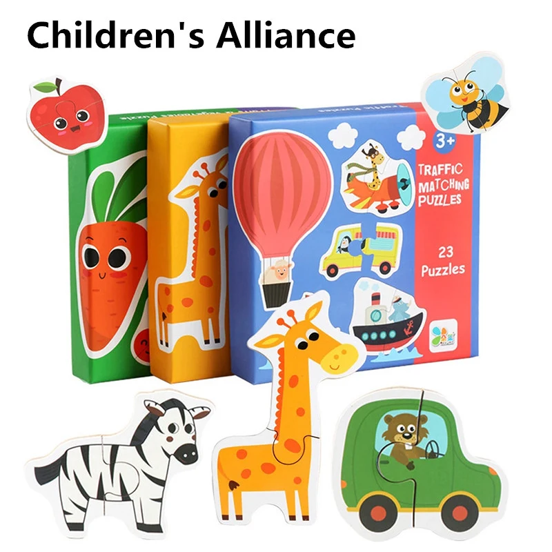 Children Large Matching Puzzle Games Early Learning Card My First Jigsaw  Puzzle Toys for Children Kids Educational Toys Gift Boy - AliExpress Toys &  Hobbies