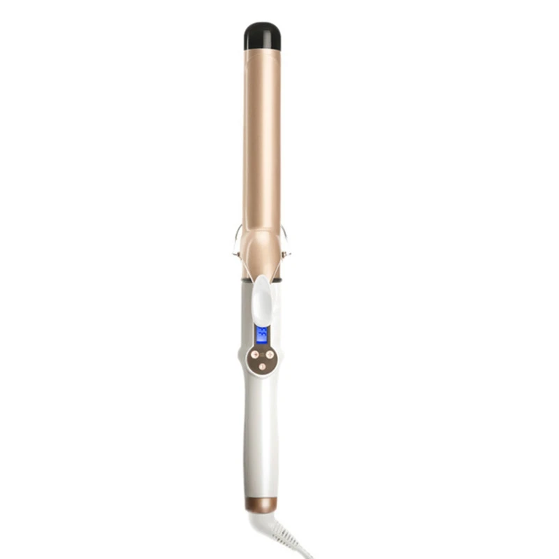

Real Electric Professional Ceramic Hair Curler Lcd Curling Iron Roller Curls Wand Waver Fashion Styling Tools