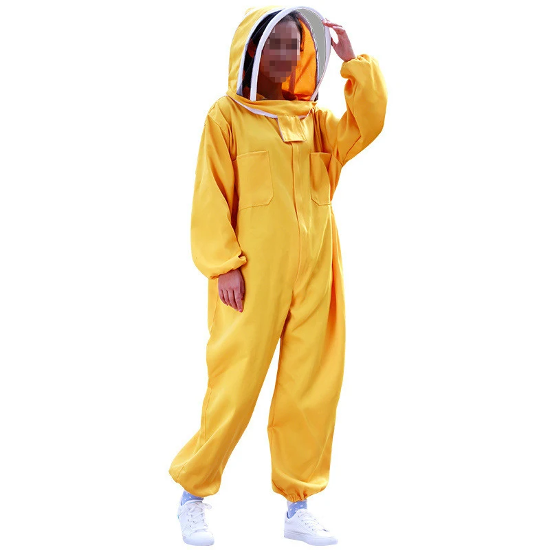 1 set beekeeping suit for bee keeper professional equipment yellow orange red beesuit cutton protective Anti bee