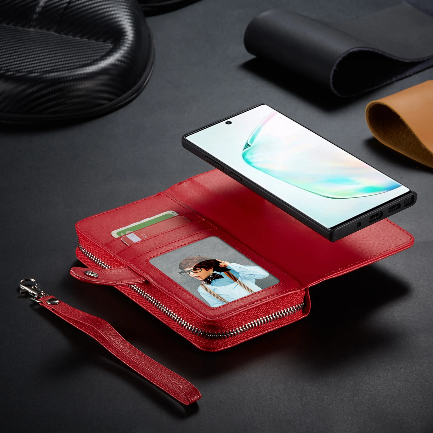 Кожаный чехол кошелек на молнии для samsung Galaxy S10 Plus S10e S9 S8 Note 10 9 8 Сумочка телефона