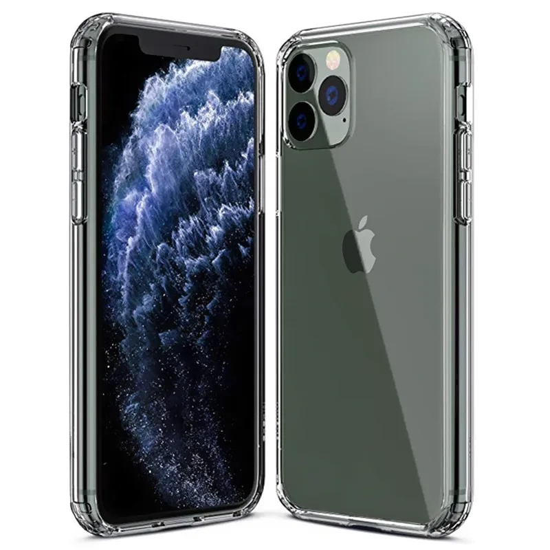Роскошный Силиконовый противоударный чехол для iphone XR X XS Max 6 6S 7 8 Plus прозрачный