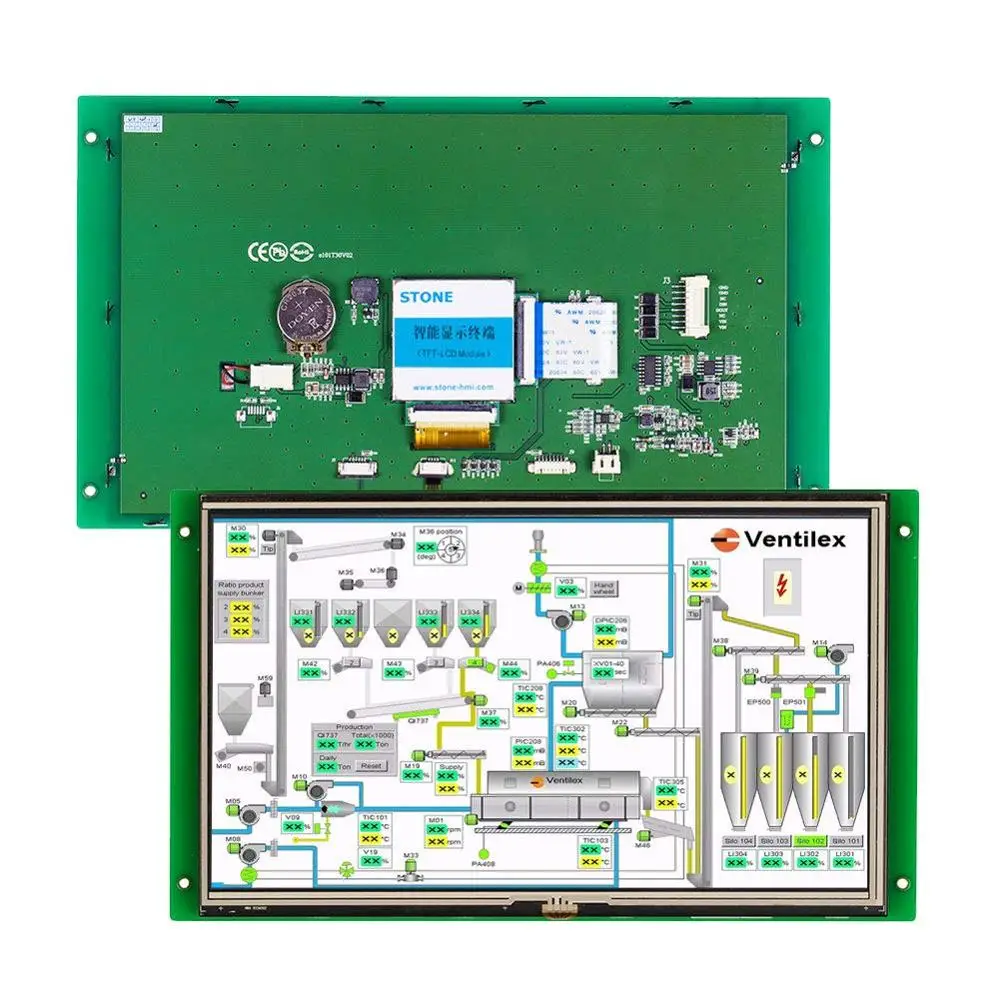 3 5-дюймовая ЖК-панель TFT с интерфейсом RS232 / RS485 TTL USB | Электронные компоненты и