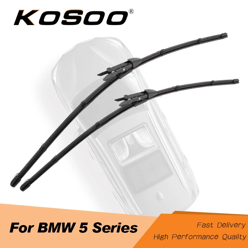 Щетки стеклоочистителя KOSOO для BMW 5 серии E39 E60 E61 F07 F10 F11 2004 2005 2006 2007 2008 2009 2010 2011 2012 2013