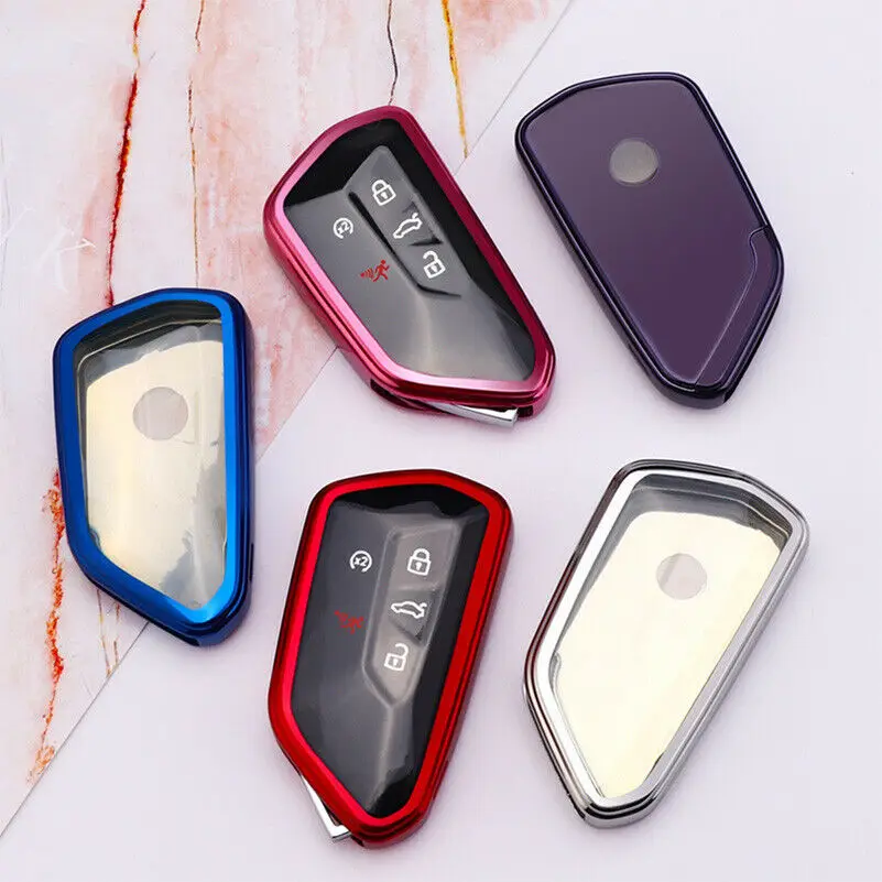 Cover chiave telecomando per VW Golf 8 per Seat Leon MK 4 Tarraco Ateca 2020 per Skoda Octavia - H0cebd4221005408d833d9c01f7f01dcaL