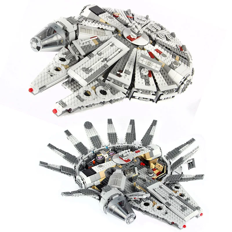 

Millennium Force Awakens Falcon 69900 Starwars Compatible with 75105 79211 Building Blocks Toys For Children 05007