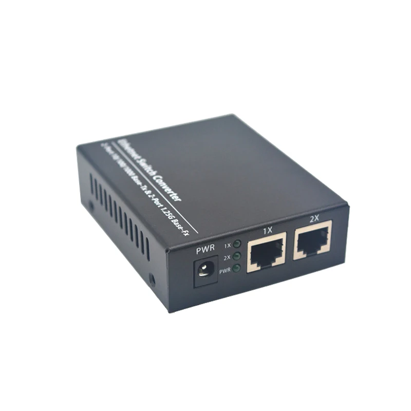 2 Giga SFP and 2 1000Mbps Tx Port Fiber Transceiver Media Converter with SFP Modules 4