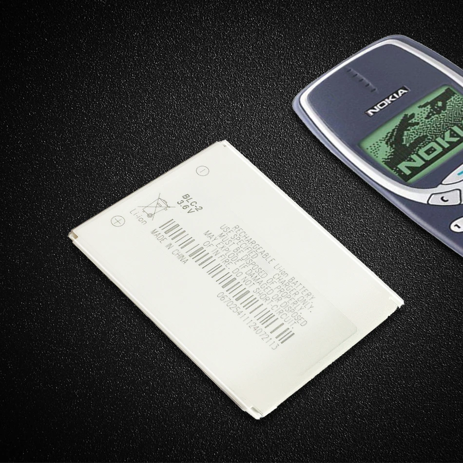 Сотовый телефон Батарея BLC-2 800mAh для Nokia 3310 3330 3410 3510 5510 3530 3335 3686 3685 3589 3315 3350 3510 6650 6800