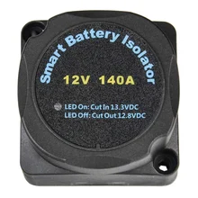 Isolador esperto duplo da bateria do relé de carregamento automático da bateria do dobro do relé sensível da tensão de 12v 140amp