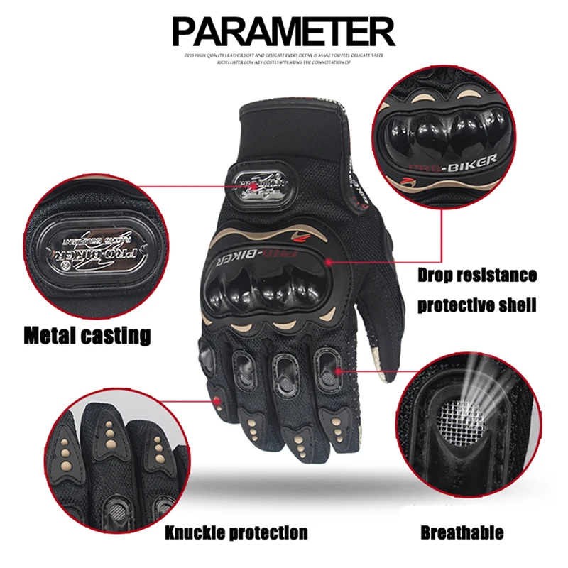 Touchscreen Motorcycle and Biker Gloves