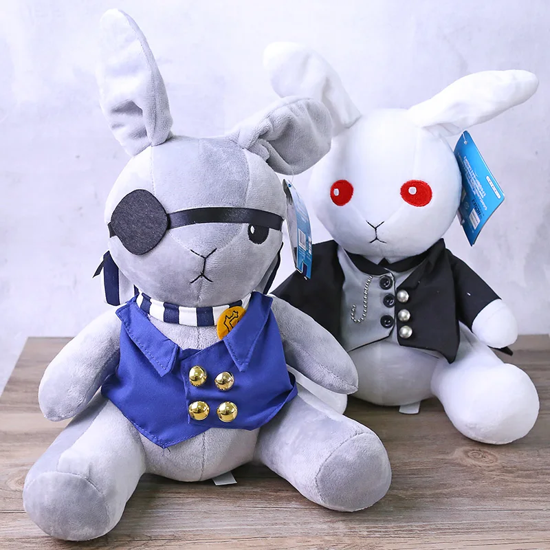 Черный Дворецкий плюшевая игрушка amime Ciel Phantomhive Себастиан Микаэлис Кролик Кукла Косплей милая мягкая подушка для подарка