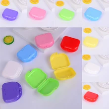 Prothese Bad Opbergdoos Case Dental Valse Tanden Apparaat Container Opbergdozen Kunstgebit Cleaner Levert Dropship