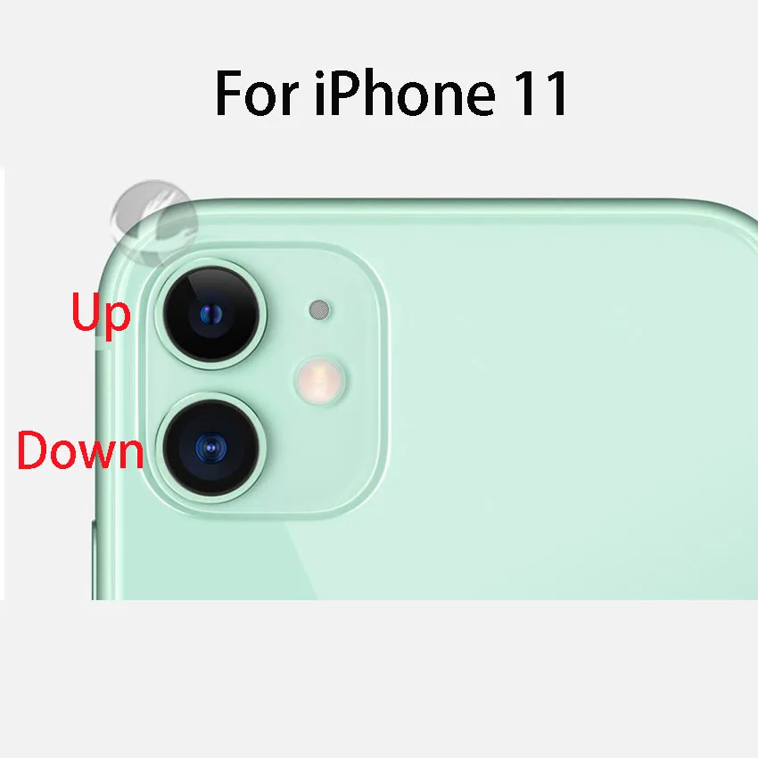 Сапфировый объектив с рамкой для iPhone 11 задняя камера защитное стекло+ рамка