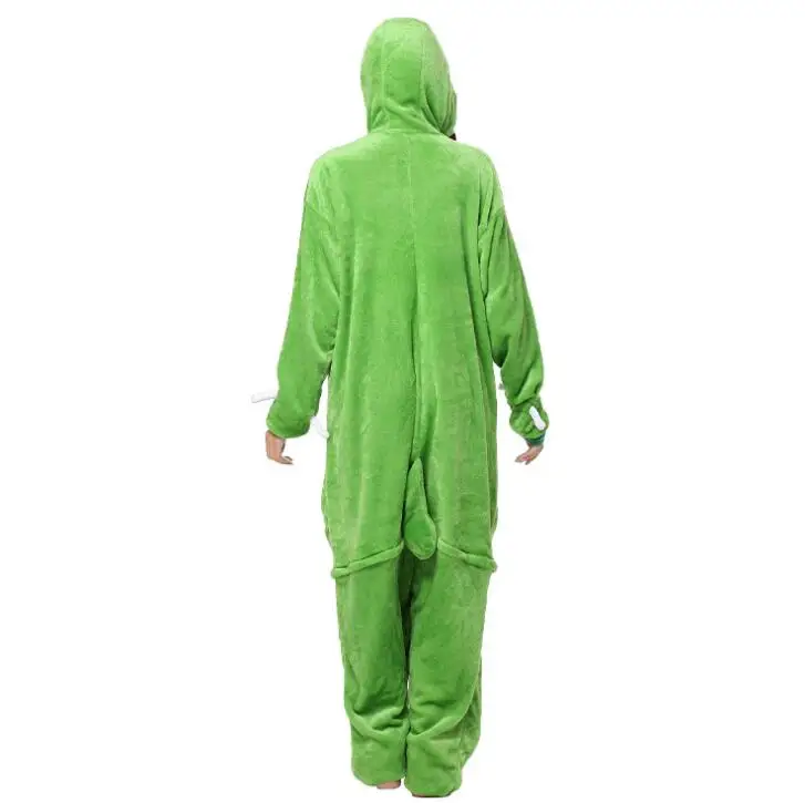 HKSNG Unisex Animal Adult Mike Kigurumi Sully Pajamas Flannel Cartoon Monsters Family Party Halloween Onesies Costumes Kigu