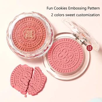 

Single Color Blush Highlighter Contour Palette Face Blusher Nude and Natural Makeup Effect Pressed Power Matte Shimmer