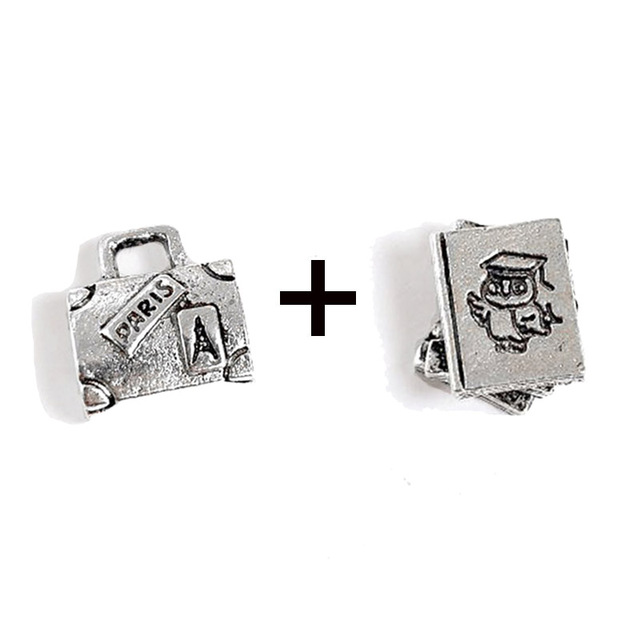 2pc New Arrival Silver Plated Young Girls & Boys Charms Beads Fit Brand Bracelets Romantic Couple Jewelry Accessories