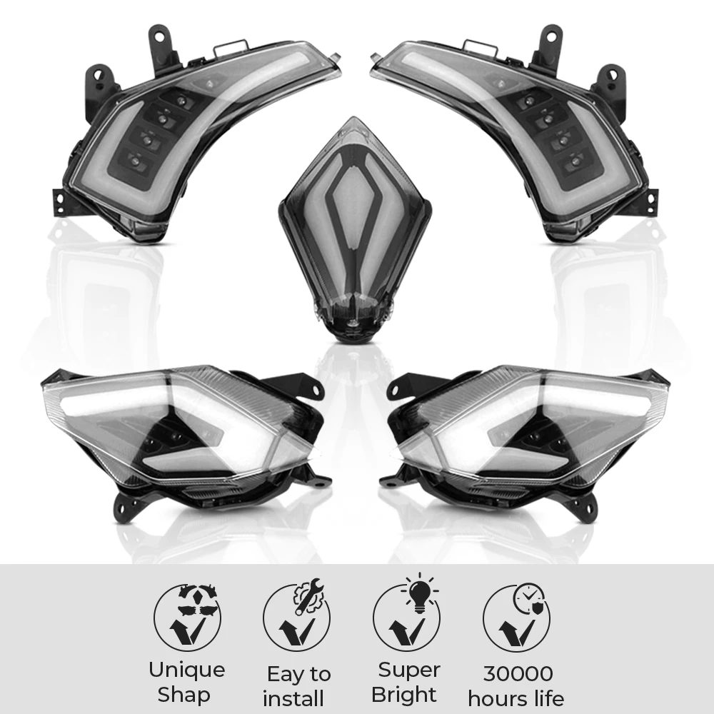 Для TMAX 530 светодиодная сигнальная лампа поворота для YAMAHA T Max Tmax TMax530 2012 2013 2014 2015 2016