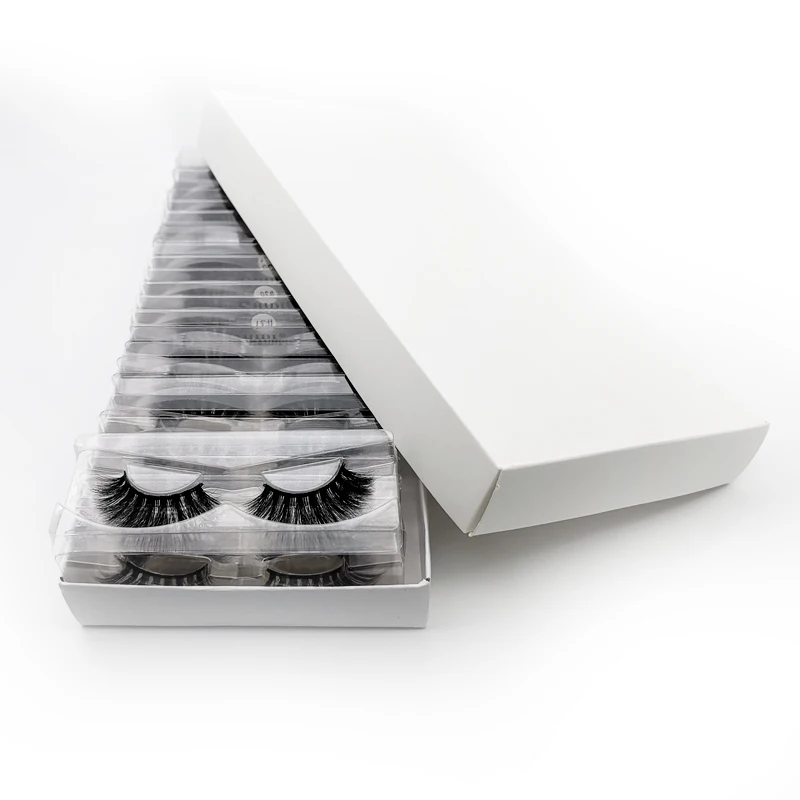 Wholesale 5D 20mm Mink Lashes Handmade Full Strip False Eyelashes Drama Long Fluffy Eyelash Extension Tools
