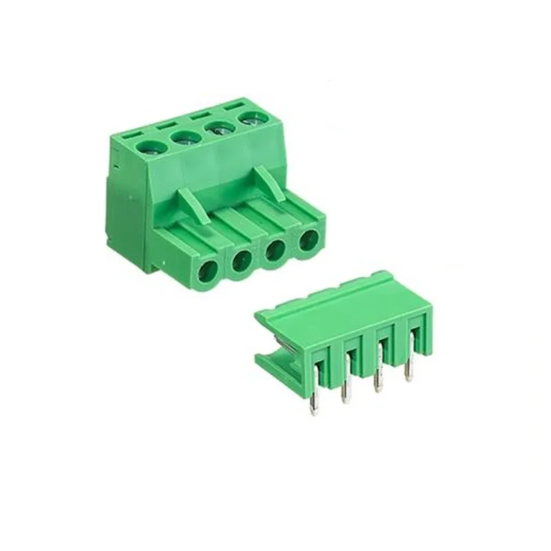 2EDG5. 08 5,08 мм KF2EDG PCB Клеммная колодка соединитель штифт разъем под прямым углом 2/3/4/5/6/7/8/9/10/12/14/16 - Цвет: Right Angle  Sets