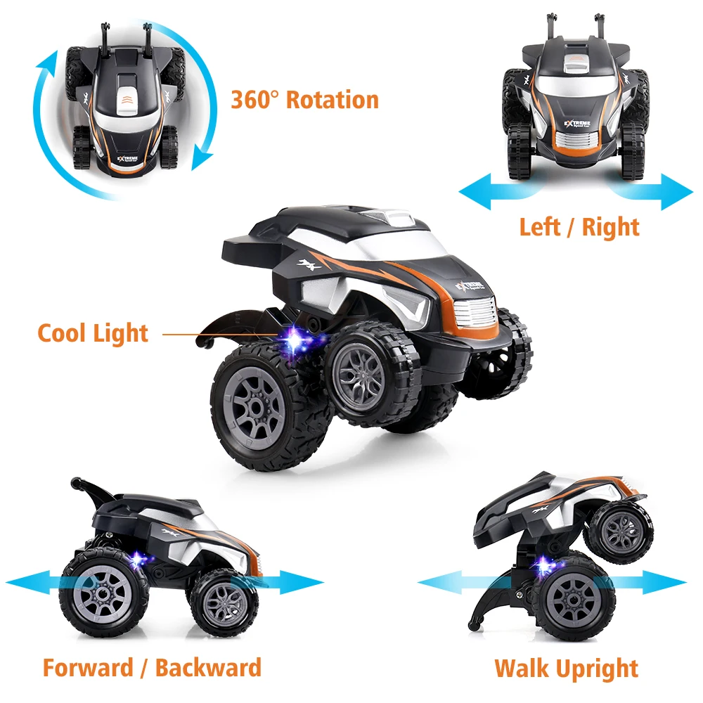Outerman RC Car Mini Stunt Car 360 Degree Rotating 2.4Ghz Wireless Watch 1:24 Remote Control Car With Cool Lights Kids Toys Gift Outerman RC Car Mini Stunt Car 360 Degree Rotating 2.4Ghz Wireless Watch 1:24 Remote Control Car With Cool Lights Kids Toys Gift
