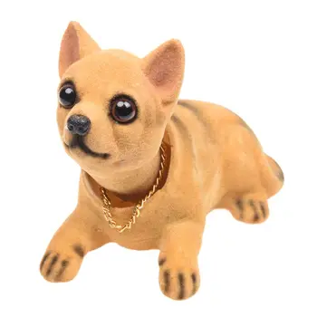 

Auto Vehicle Chihuahua Nodding Bobblehead Dashboard Dog Decor Toy