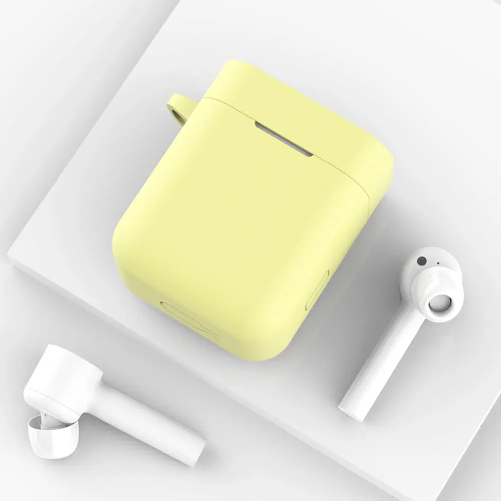 Цветной чехол для наушников с Bluetooth для Xiaomi Airdots Pro TPU Мягкий защитный чехол для Xiaomi Air противоударный чехол для наушников s