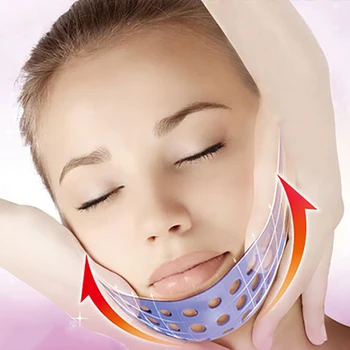 

1pcs Sleeping Slimming Mask Double Chin Face Bandage Silicone Powerful V Face Lift Tools Makeup Thin Belt Strap Band