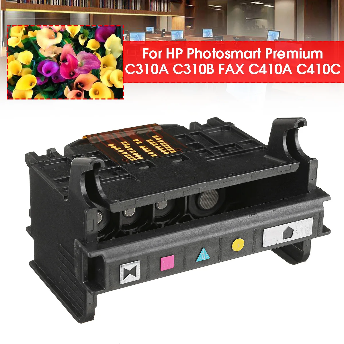 LEORY печатающая головка для hp Photosmart Premium C310A C310B факс C410A C410C печатающая головка Печатающая головка Запчасти для принтера аксессуары в сборе