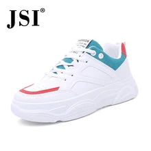JSI Casual Women Flats Mixed Colors Fashion High Quality Cross-Tied Lace-Up Concise Comfortable Shoes New Stylish Sneakers JY83