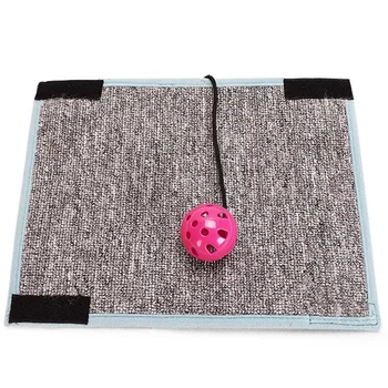 

Cat Scratch Board Table Mat Furniture Protector Kitten Toy Grinding Pet Supplies Gray